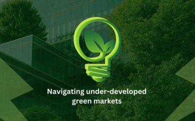 Sustainable business operations in under developed green markets